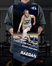 Held Collectible Canvas Player Achievement Template for Raegan Sorenson