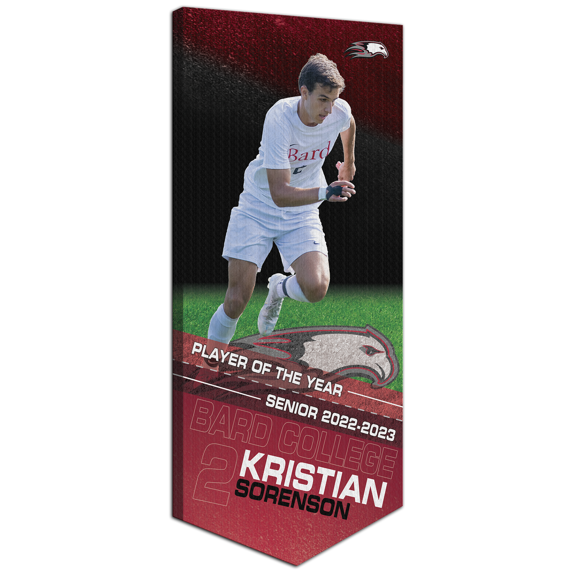 Collectible Canvas Player Achievement Template for Kristian Sorenson