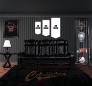 Collectible Canvas Size Comparisons between 18 inch, 23 inch, 29 inch Banner