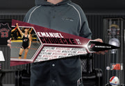 Held Collectible Canvas Weight Class Template for Wrestler Emanuel Chudecke