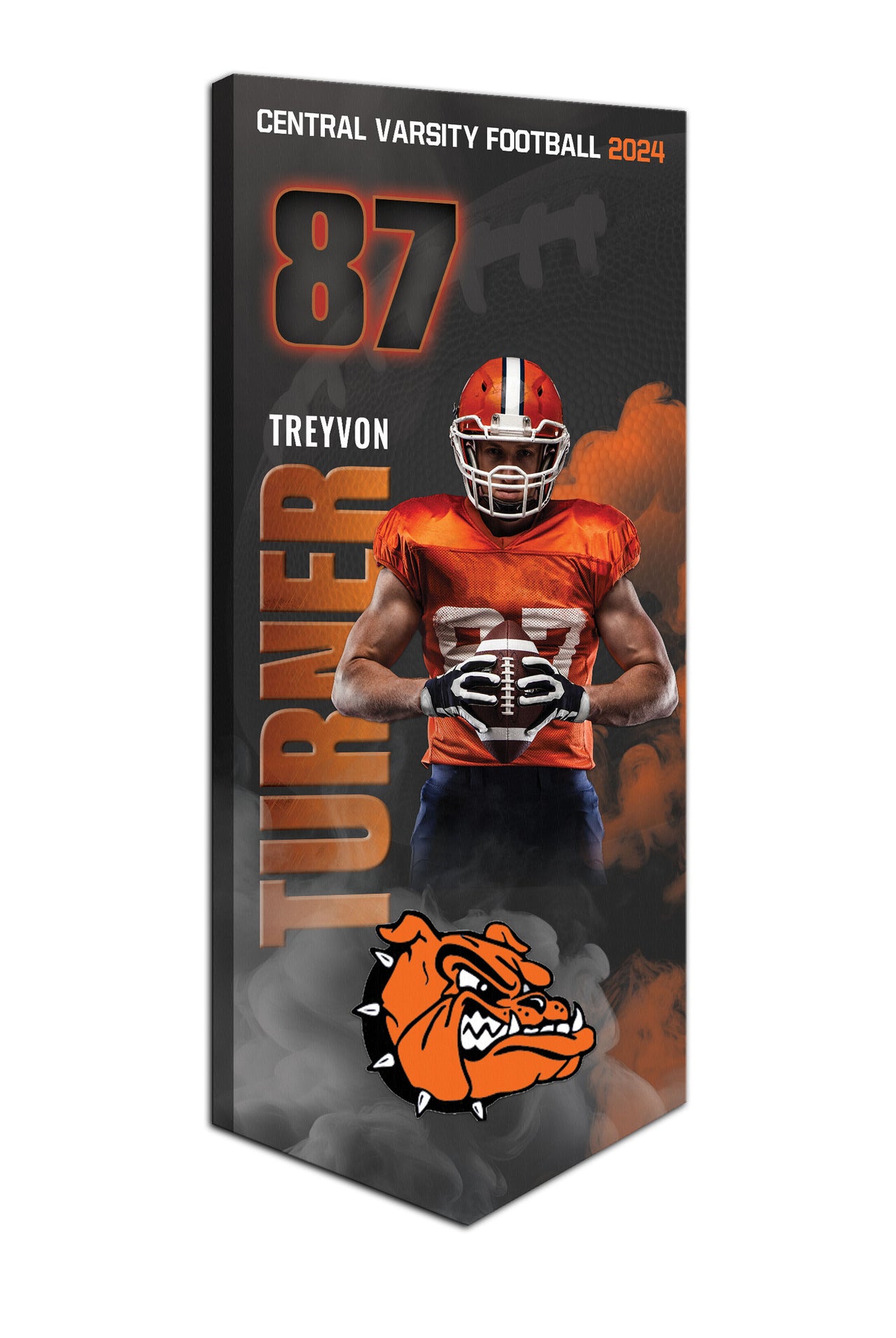 Football Smoke Screen Canvas Banner