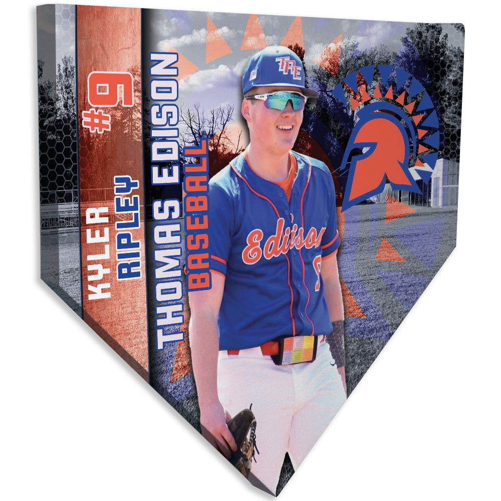 Collectible Canvas Player Stripe Template for Kyler Ripley