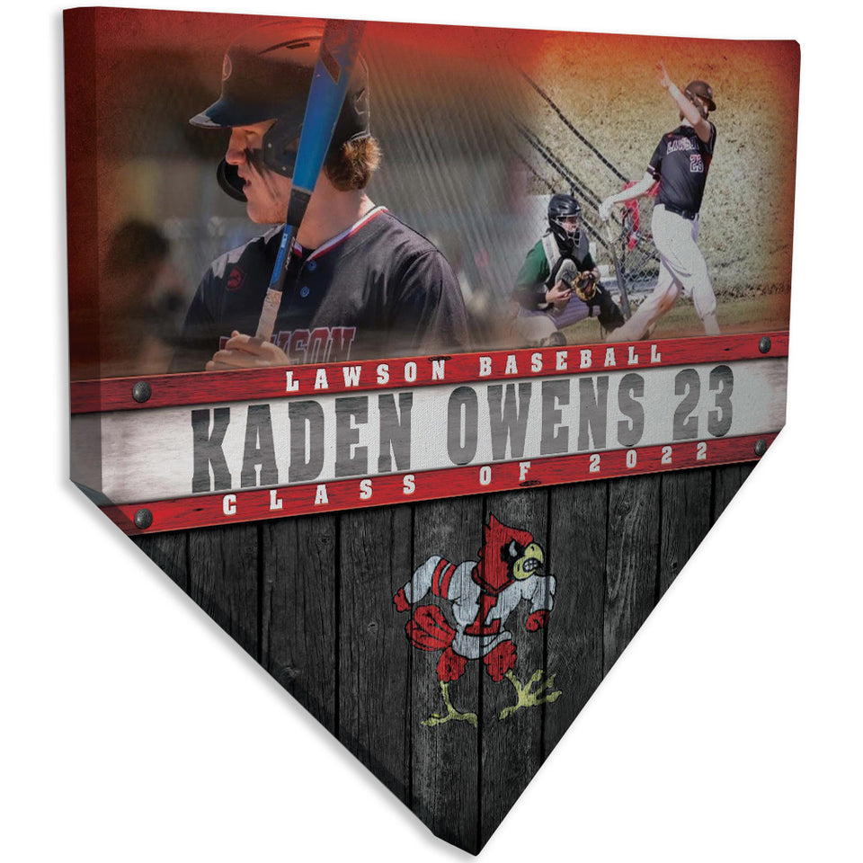 Home Plate Canvases, Baseball Player Gifts, Senior Gifts, Coaches Gift