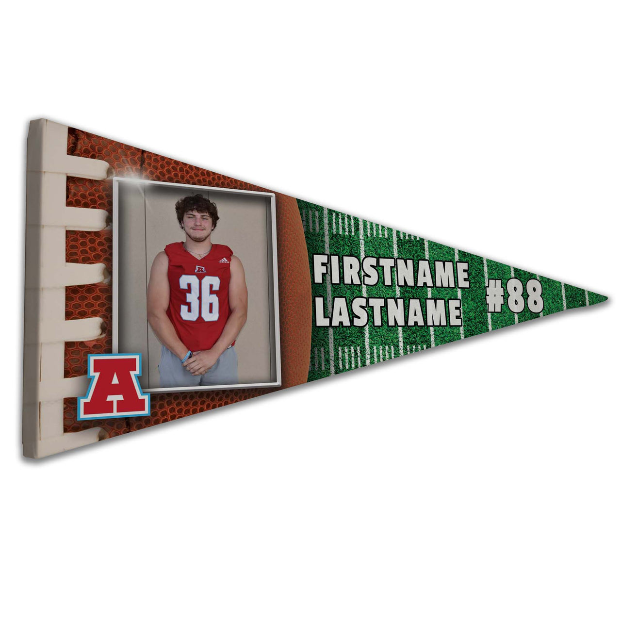 Collectible Canvas Generic Football Pennant