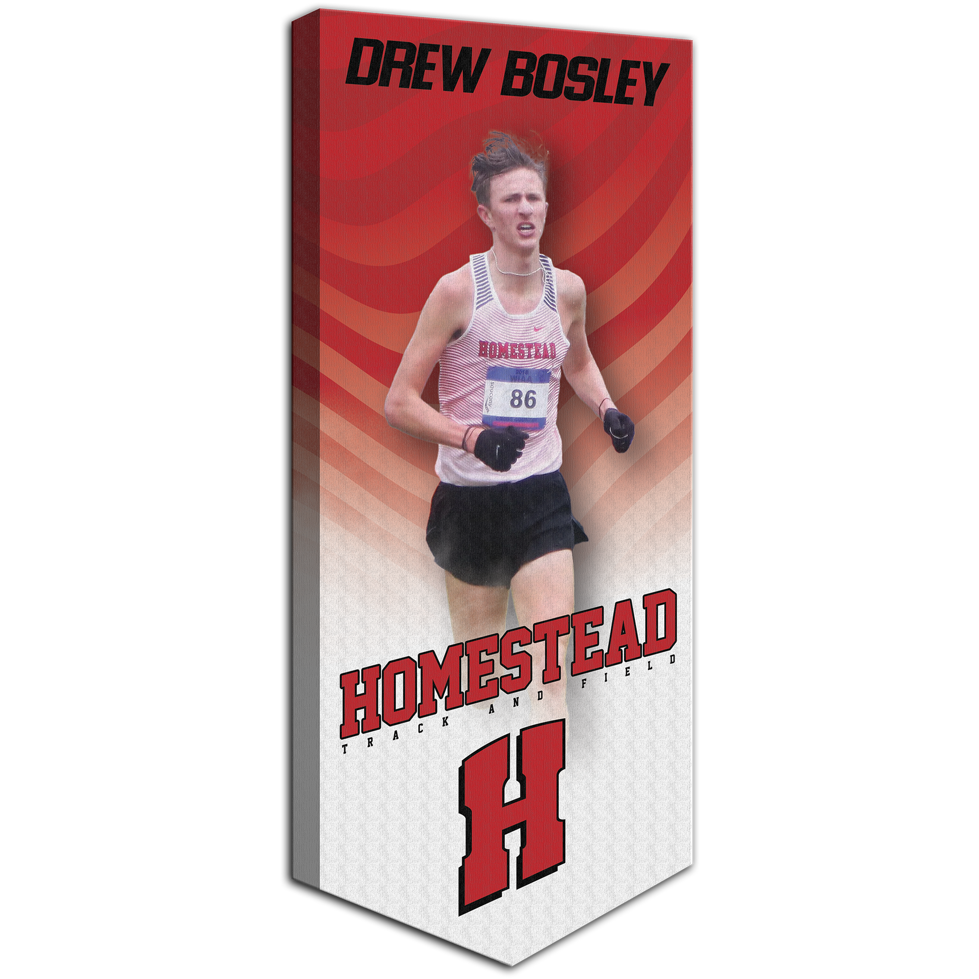 Collectible Canvas Whitewash Template for Drew Bosley Homestead Track