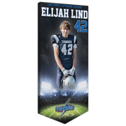 Collectible Canvas Football Stadium Lights Template for Elijah Lind