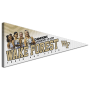 Collectible Canvas Whitewash Template for Wake Forest girls Track champs
