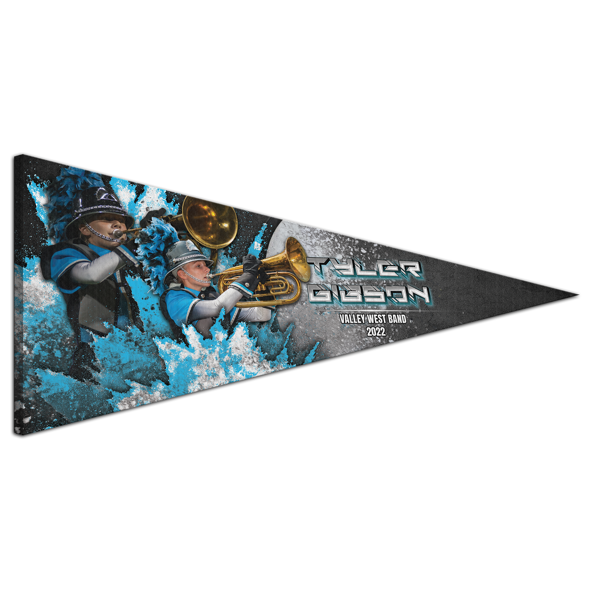 Collectible Canvas Dust Pennant for Band Members
