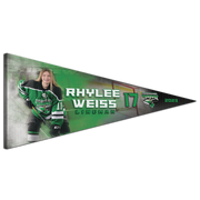 Collectible Canvas Colorburst Pennant for Hockey Athletes